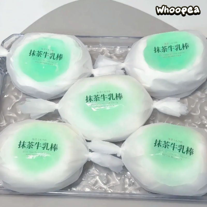 Matcha Milk Stick Wax-Cracking Squishy - Sensory Fidget Toy