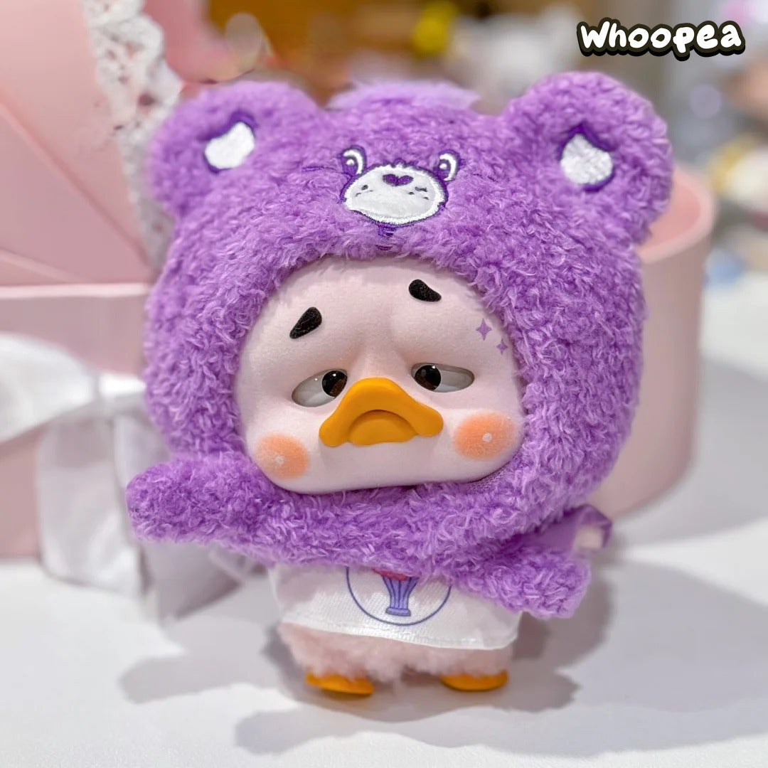 Care Bears x Upset Duck Neon Sweetheart Duck Series Plush Keychain
