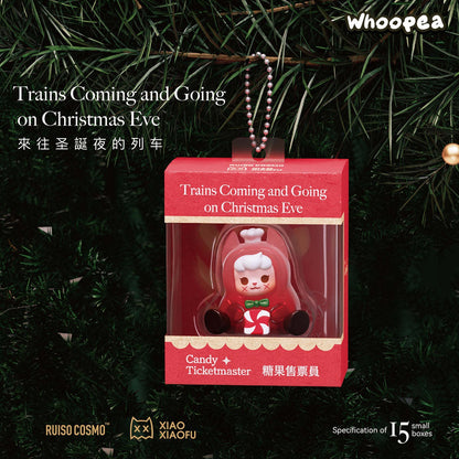 XXFU XiaoXiaoFu Christmas Train Series Mini Beans Figures Blind Box