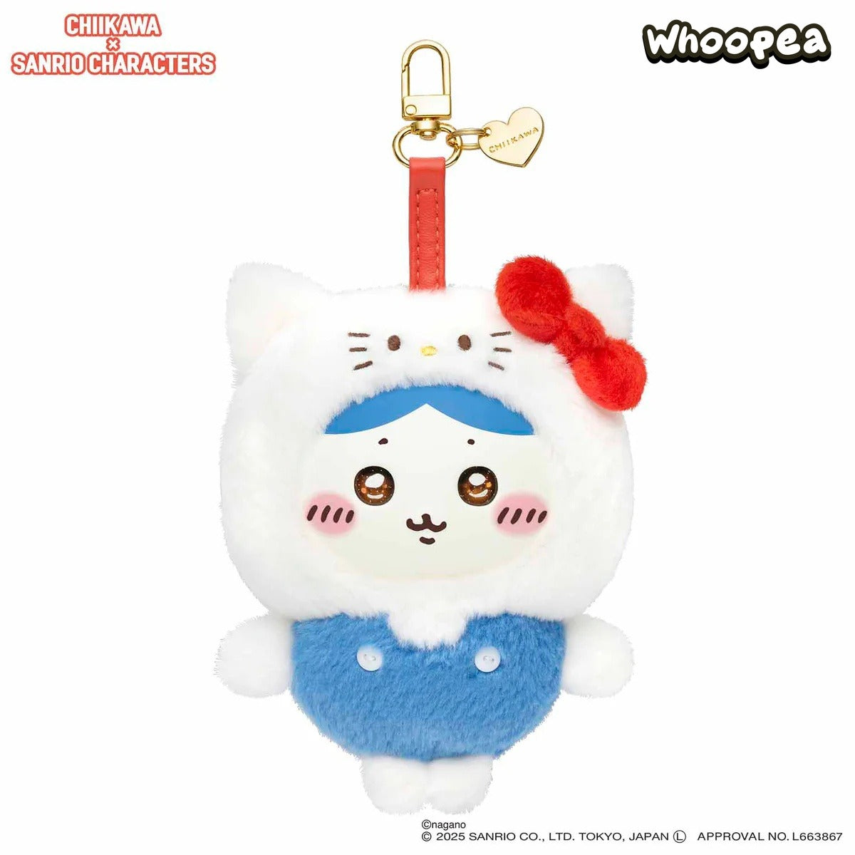 サンリゼロキャラクターズ×ちいかわぬいぐるみキーホルダー