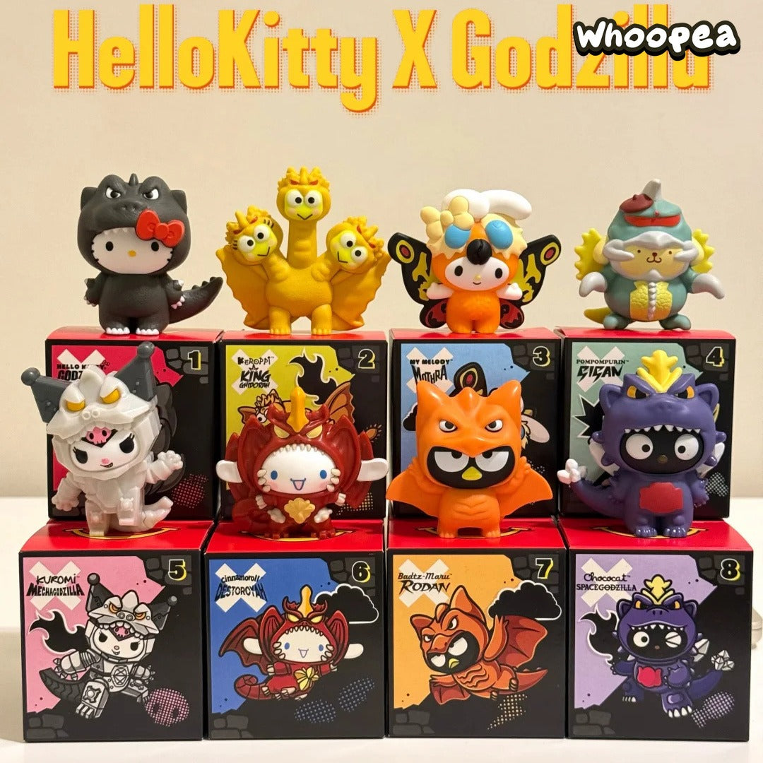 HK and Friends × Godzilla McDonald's Series Figure Collection