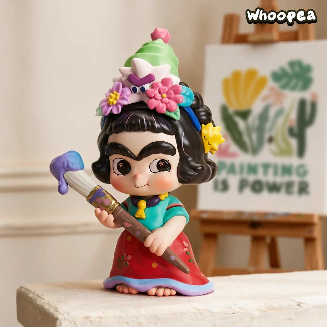 CiciLu × Frida Kahlo Endless Flower Series Figure Hanging Card (PRE-ORDER)