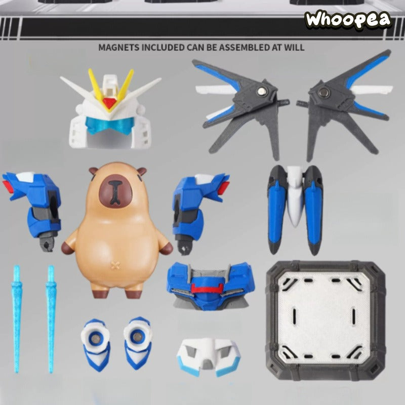 Iron Capybara Series 3D Printed Magnetic Figure