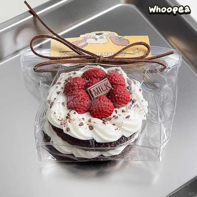 Chocolate Cream Cake Taba Squishy - Sensory Fidget Toy