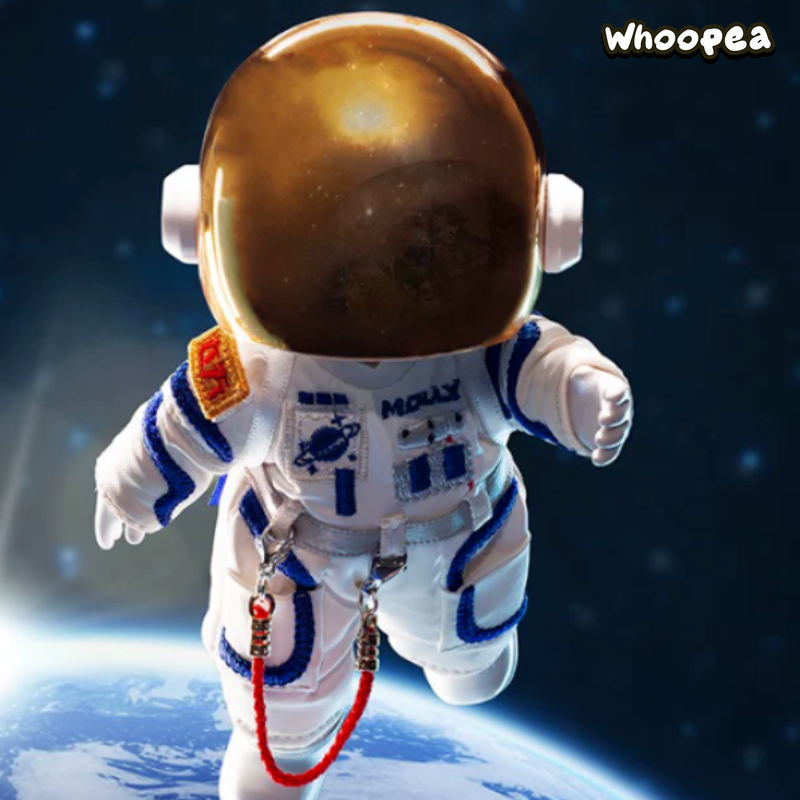 POP MART MOLLY × ASEA Collab Stardust Series Action Figure, China Aerospace Collab