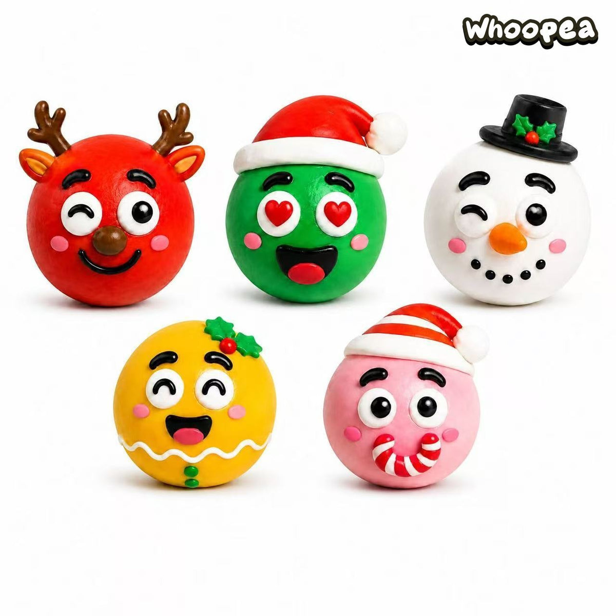 Christmas Funny Face Shaving Foam Filled Squishy - Sensory Fidget Toy