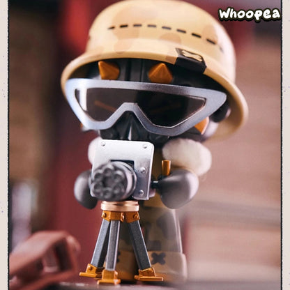 MR.BONE JUNIOR 2 Zombies Block Series Figures, Blind Box