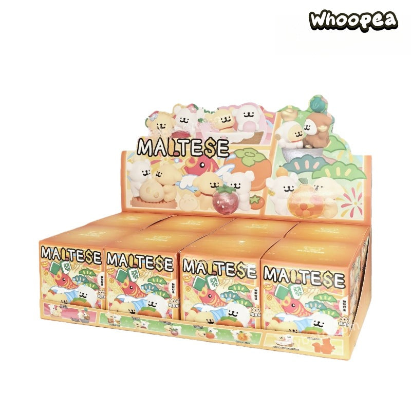 Maltese Lucky Paws Series Blind Box Figures
