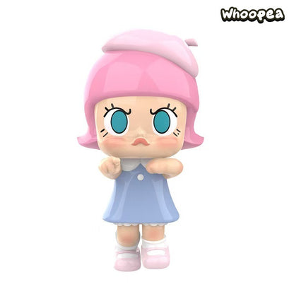 POP MART MOLLY 20th Anniversary Angry Molly Single Record Set "Re"  Series Figure Hanging Card