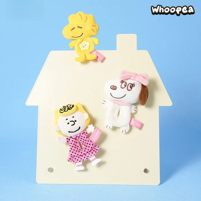 PEANUTS My Best Friend Series Magnetic Button Plush Pendant Blind Box