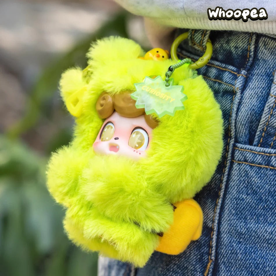 Q Kid Emotional Hairy Monsters Series Pendant Plush Dolls, Blind Box