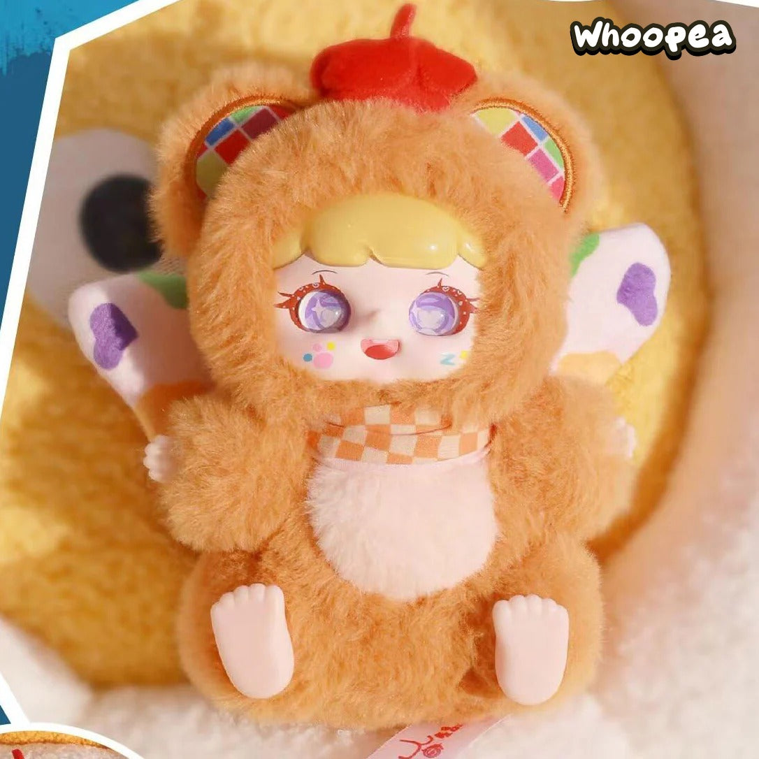 ManChao Naughty Baby Playful Kid Fantasy Elf Series Plush Doll, Blind Box