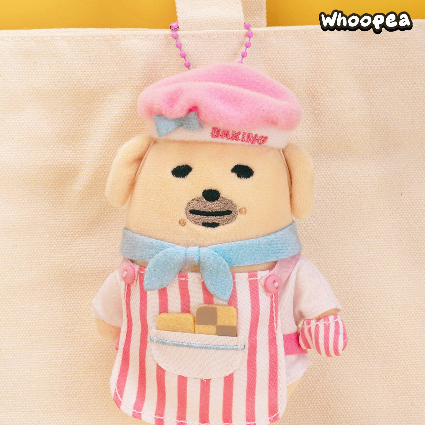 Nudaeng Baking Chef Dog Series Plush Pendant