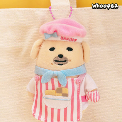Nudaeng Baking Chef Dog Series Plush Pendant