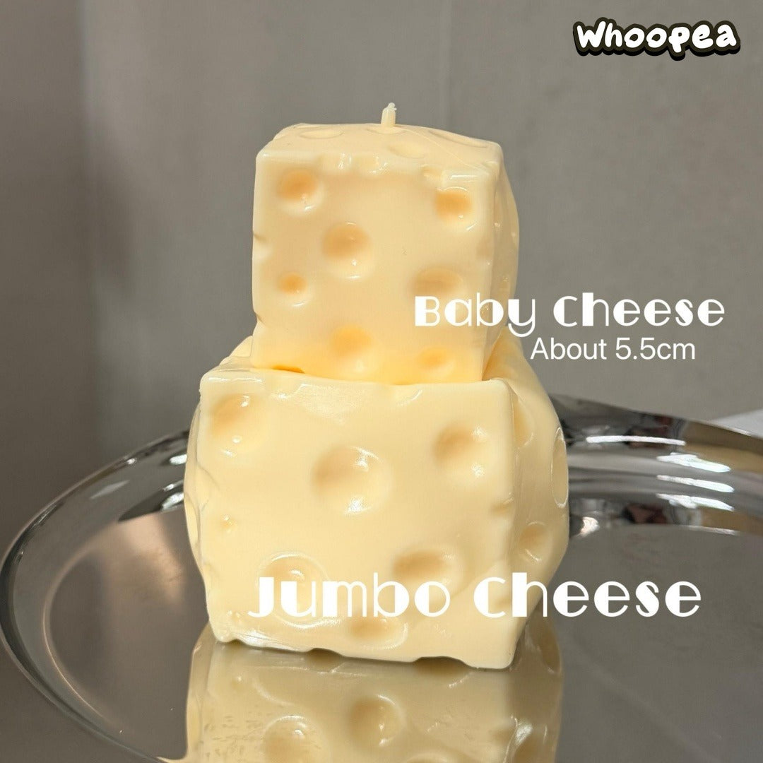 Viral Jumbo Cheese Cube Squishy (Zero bounce-back) - Sensory Fidget Toy