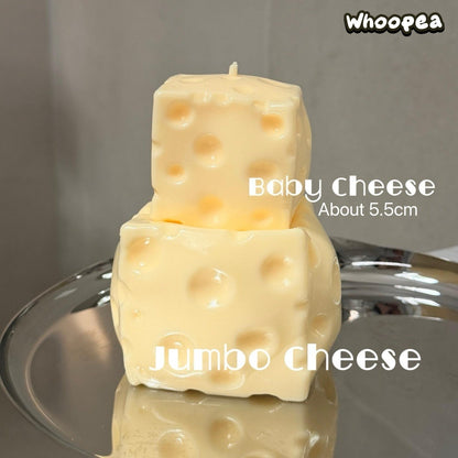 Viral Jumbo Cheese Cube Squishy (Zero bounce-back) - Sensory Fidget Toy