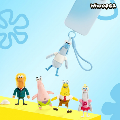 SpongeBob SquarePants ANCHOVY BUDDIES Series Plush Phone Charm Blind Box