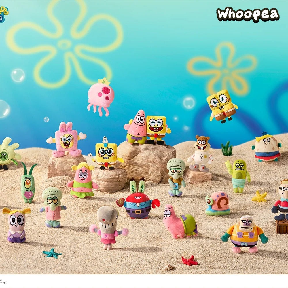 SpongeBob Bikini Bottom アソートボックス SpongeBob Bikini Bottom One-Day Tour Series Plush Blind Box – WHOOPEA