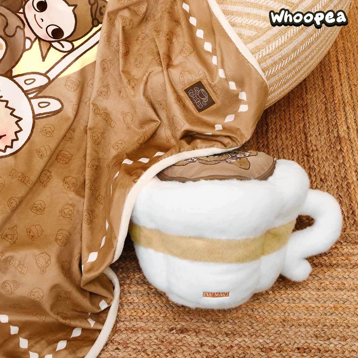 POP BEAN Coffee Factory Series-Blanket & Pillow Set – WHOOPEA