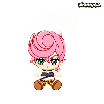 JoJo's Bizarre Adventure Golden Wind Series Chibi Sitting Plush Pendant Blind Box (PRE-ORDER)