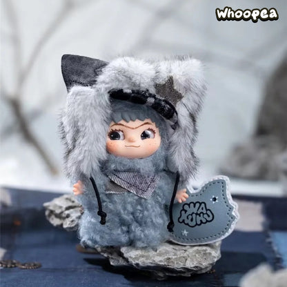 WAKUKU Puka Meow And Fuzzy Kid Series Mini Plush Hanging Card