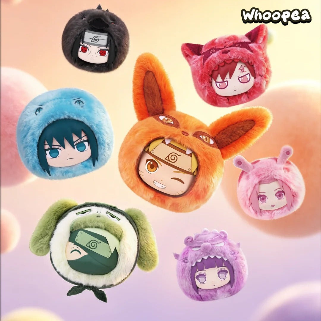 Naruto Shippuden Fluffy Earbud Pouch Series Plush Blind Box (PRE-ORDER)