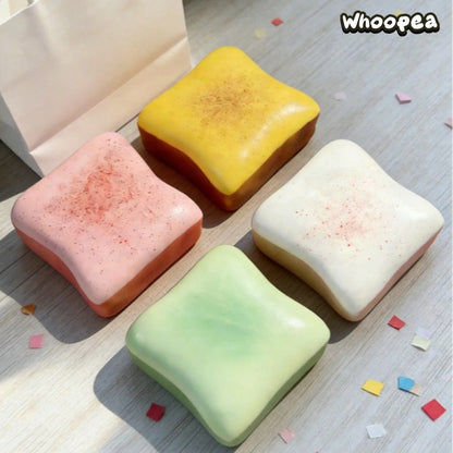 Fluffy Toast PU Slow Rising Squishy - Sensory Fidget Toy