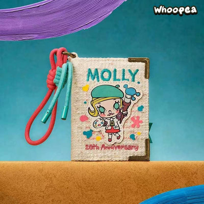 POP MART MOLLY 20th Anniversary Scenery Along the Way Series Retro Book Mini Bag Blind Box