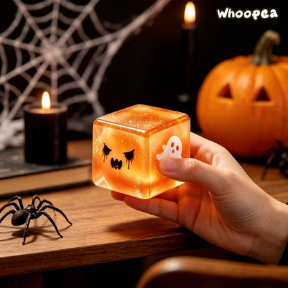 Halloween Ghost Cube Slow Rising TPR Squishy - Sensory Fidget Toy