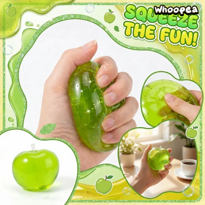 Apple Squishy Slow Rebound Crystal Fruit Squeeze - Sensory Fidget Toy