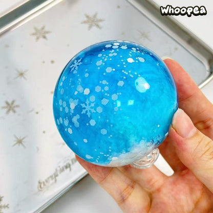 Handmade Snow Sound Crispy Crunchy Squishy Ball  - Sensory Fidget Toy