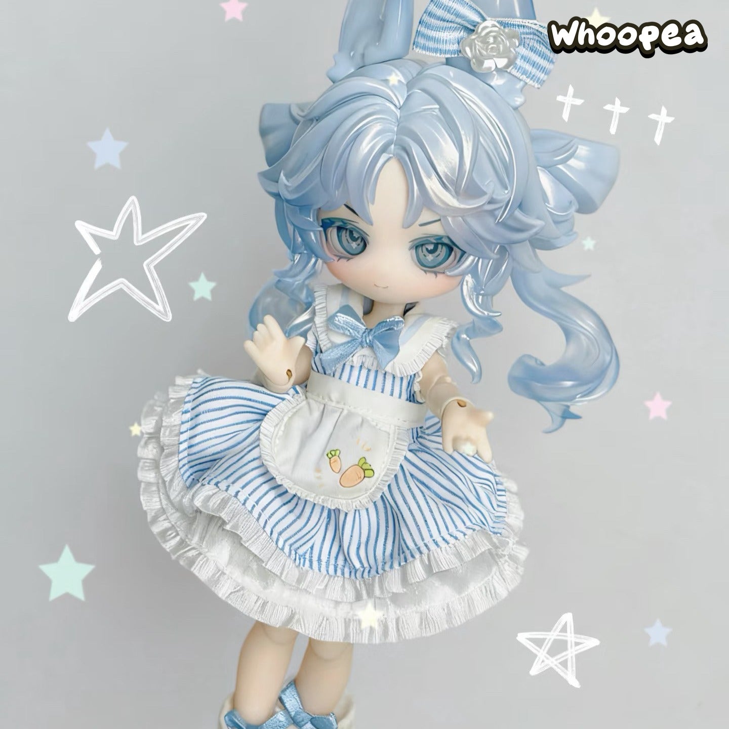 Moon Jumping Time Bunny Series BJD Limited Action Figure