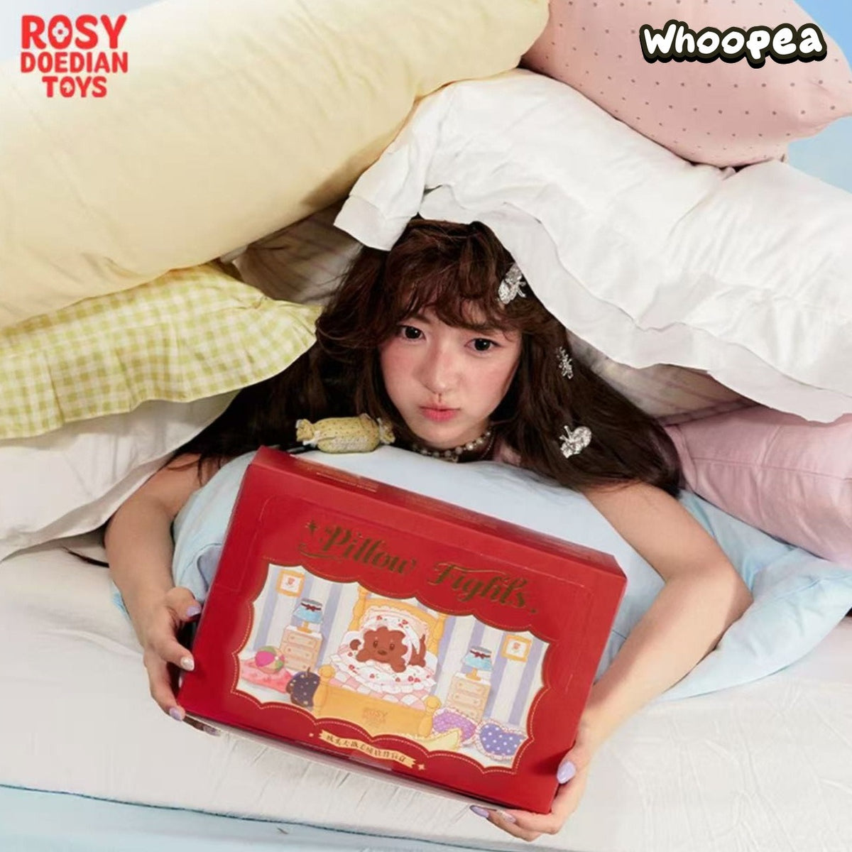 Rosydoedian Pillow Fight Series Plush Pendant Blind Box (PRE-ORDER)
