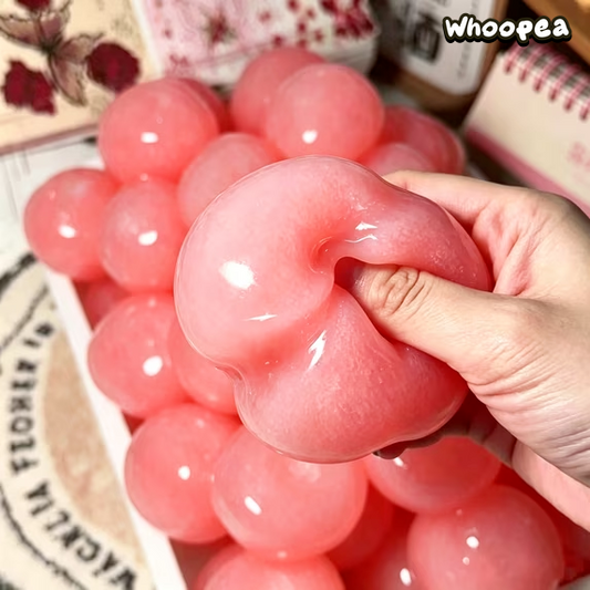 Crystal Slushy Fruit Squishy Zero Bounce Back Squishy - Sensory Fidget Toy