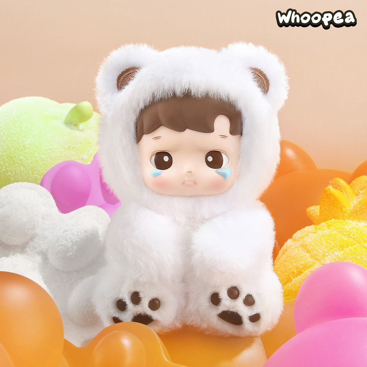 ぬいぐるみ hacipupu gummy bear Peach Flavor HACIPUPU Gummy Bear Series-Vinyl Plush Pendant Peach Flavor
