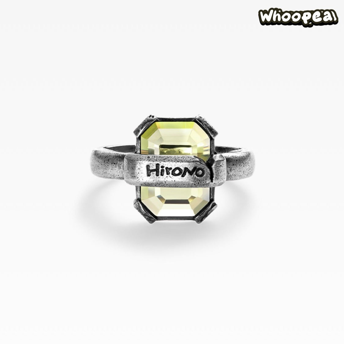 POPOP Jewelry Hirono Series Reshape Olive Green Ring