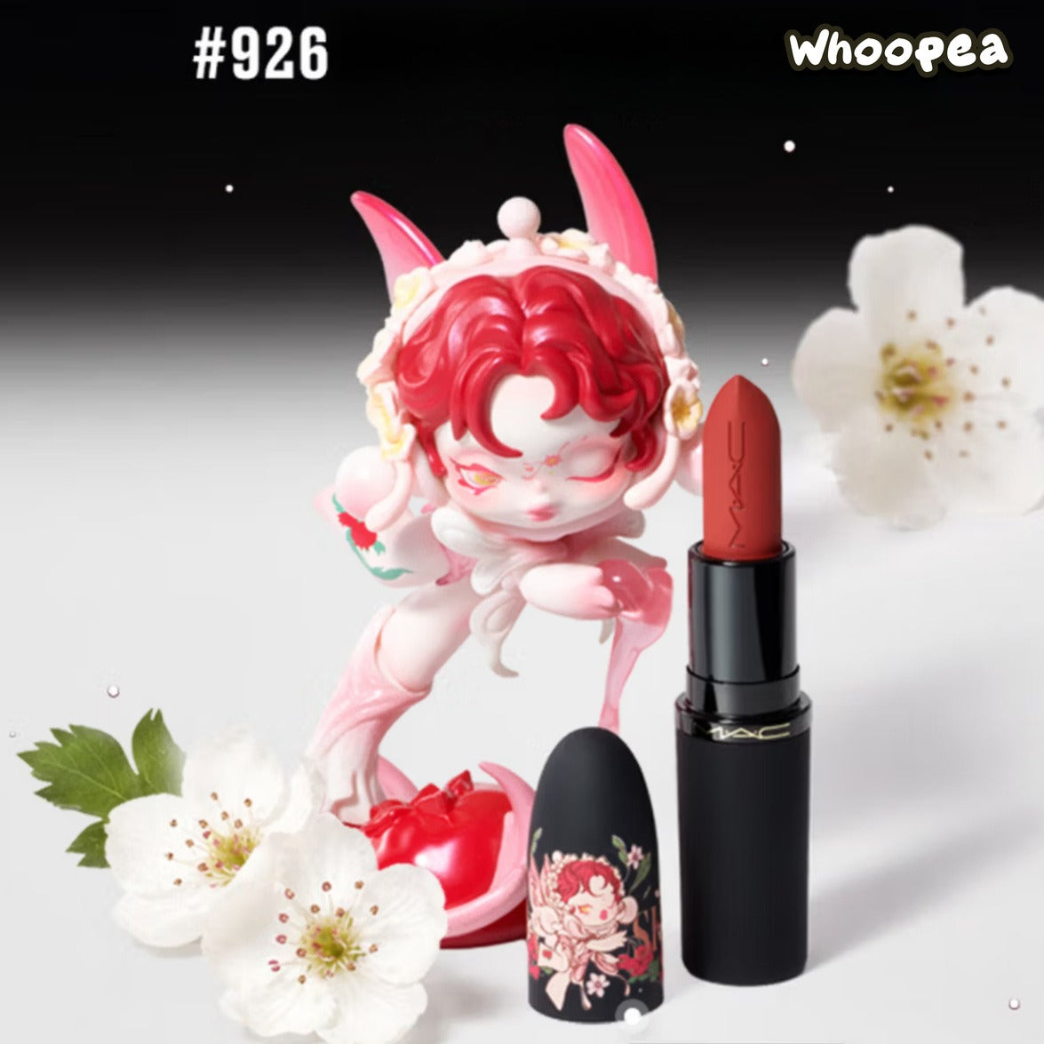 POPMART Skullpanda x MAC Valentine's Day Lipstick Set, Valentine's Day Exclusive