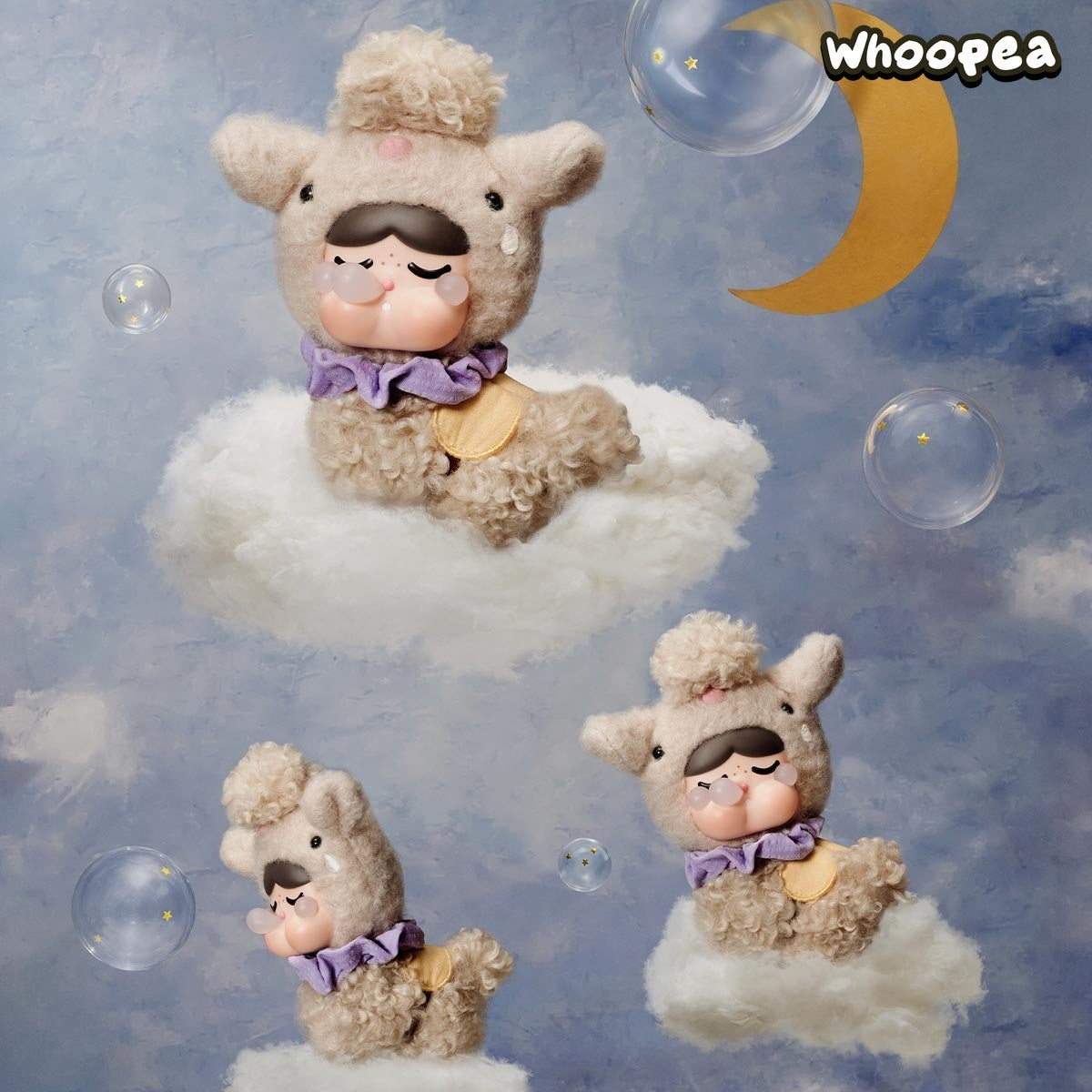 POP MART CRYBABY Crying Round n Round Series - Vinyl Plush Pendant Blind Box (PRE-ORDER)