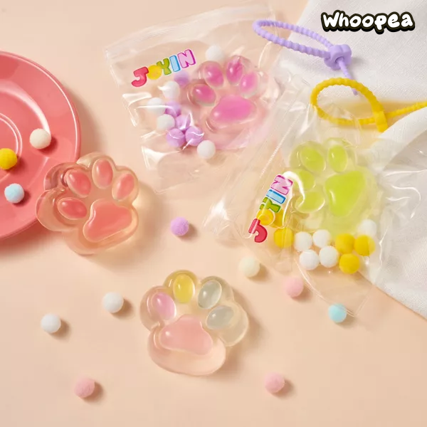 Crystal Cat Paw Taba Squishy - Sensory Fidget Toy