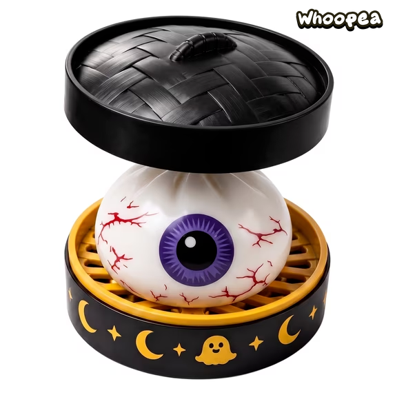 Halloween Glitter Gel‑Filled Dumpling Squishy Toys - Sensory Fidget Toy