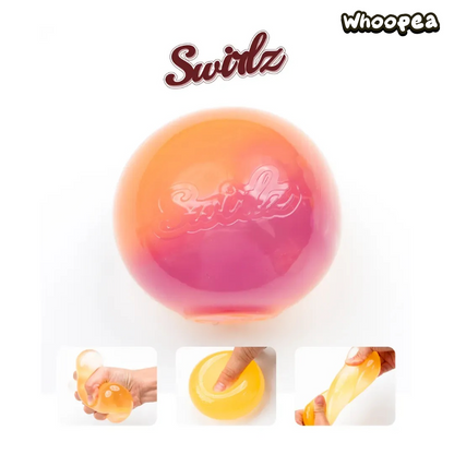 Swirlz TPR UV Color Changing Maltose Squishy- Fidget Toy