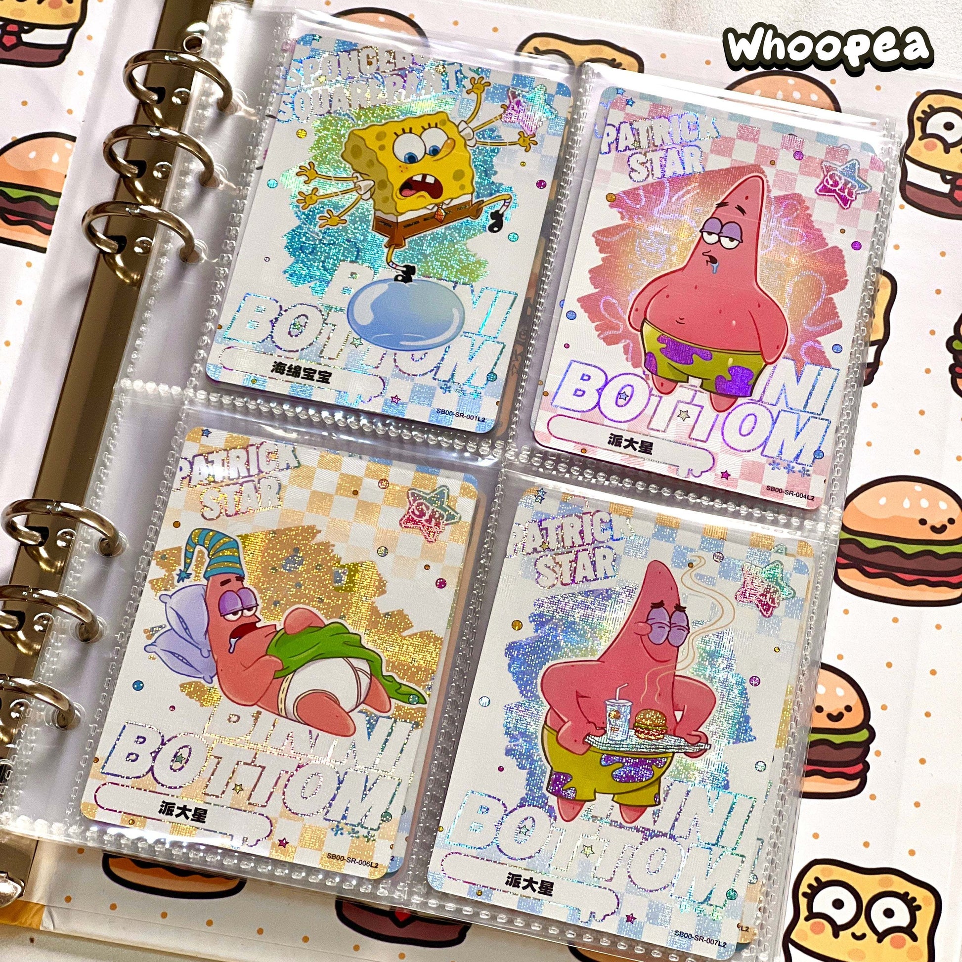 spongebob card binder SpongeBob Trading Card