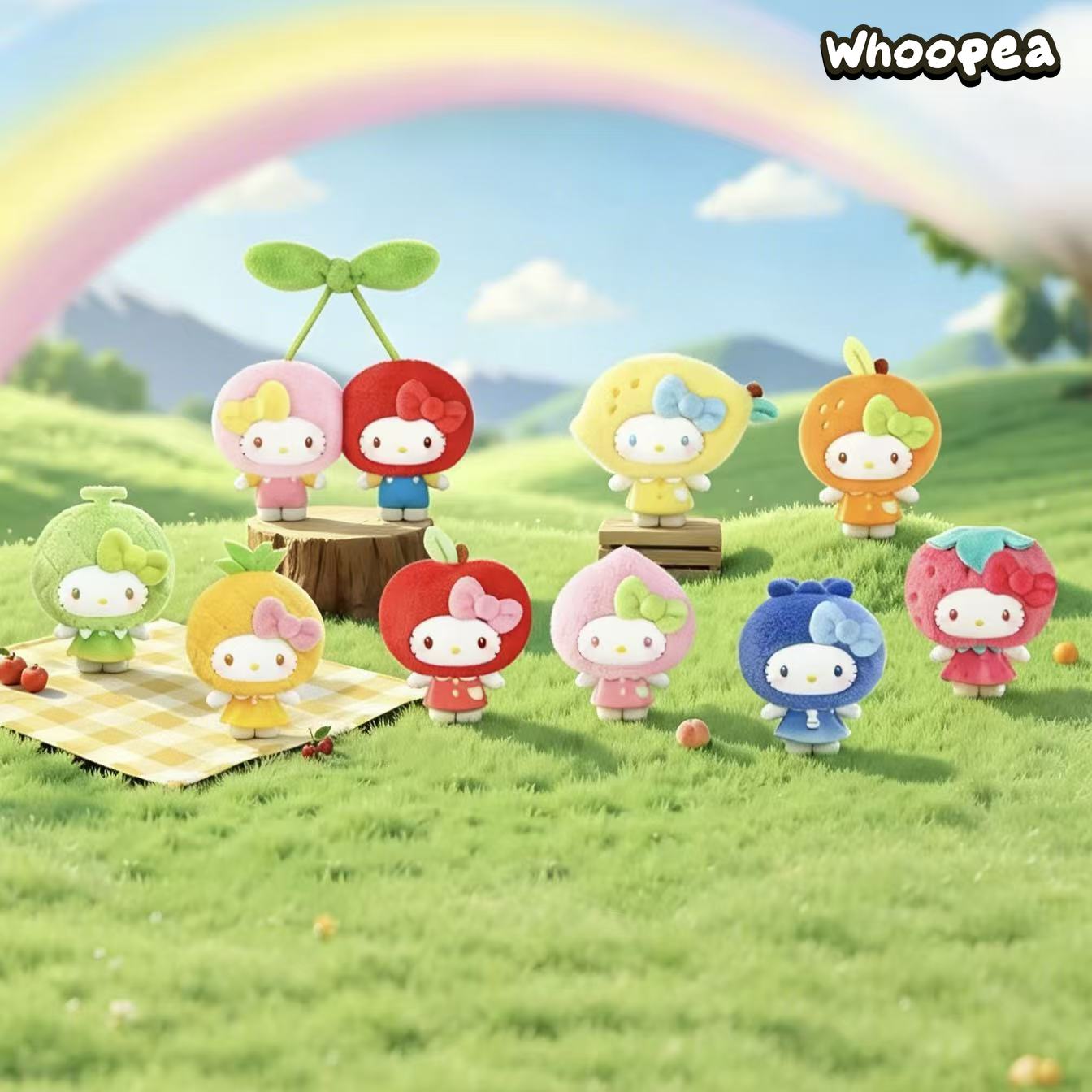 SANRI0 HK Fruit House Series Plush Pendant Blind Box