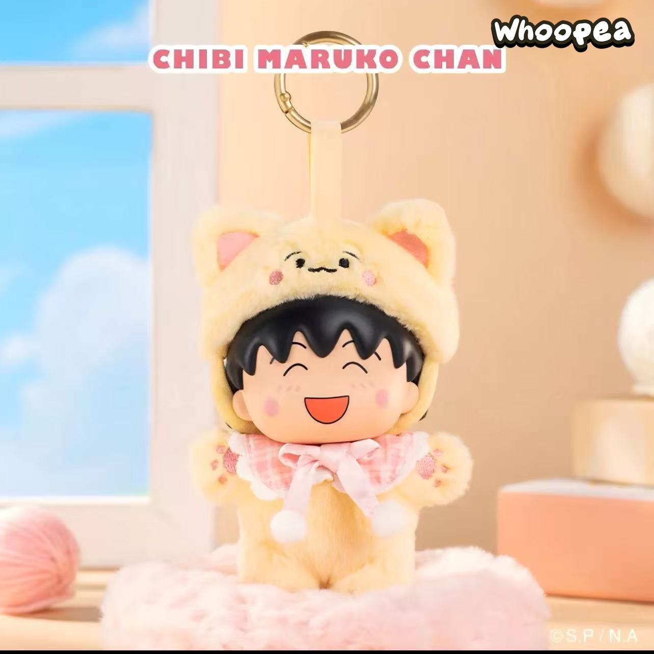 Chibi Maruko chan Meow Meow Kitty Series Plush Pendant Blind Box
