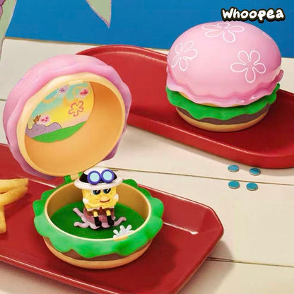 POPMART SpongeBob Krabby Patty Hot Sale Series Blind Box