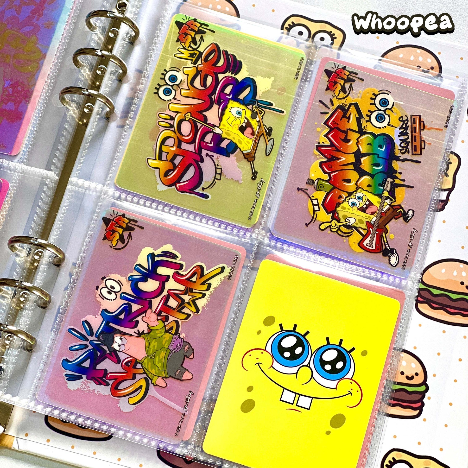 spongebob card binder SpongeBob Trading Card