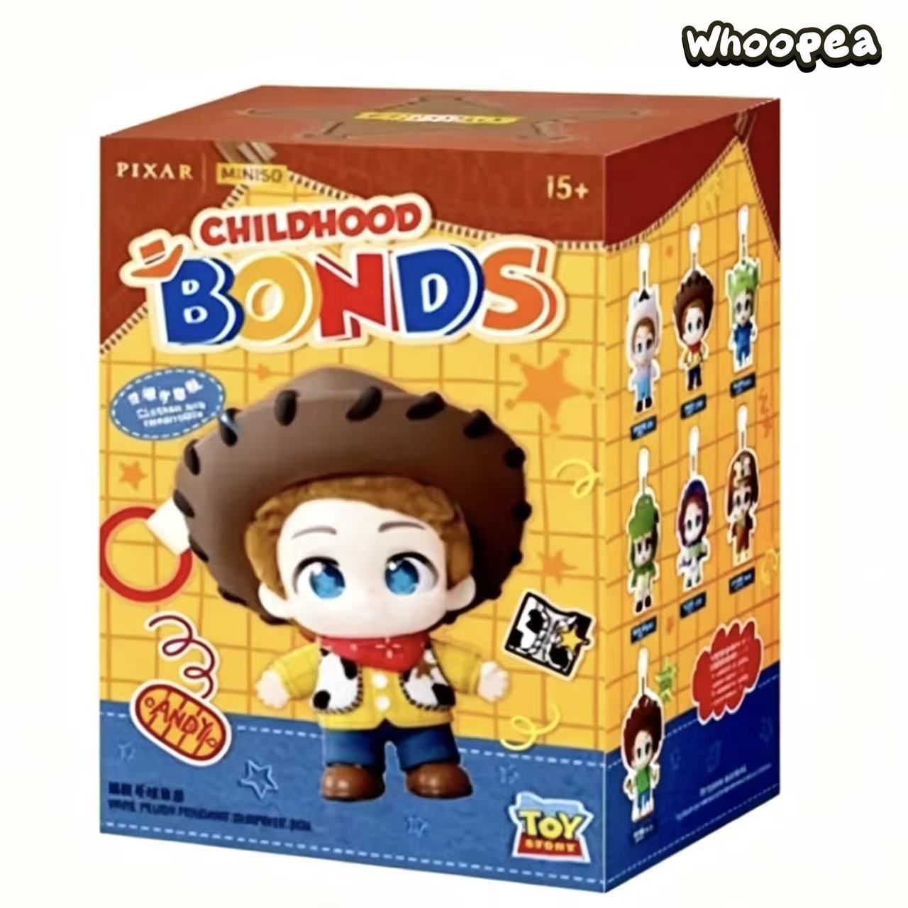 DSN Pixar Toy Story Andy’s Childhood Bond Series Vinyl Plush Keychain Blind Box (PRE-ORDER)
