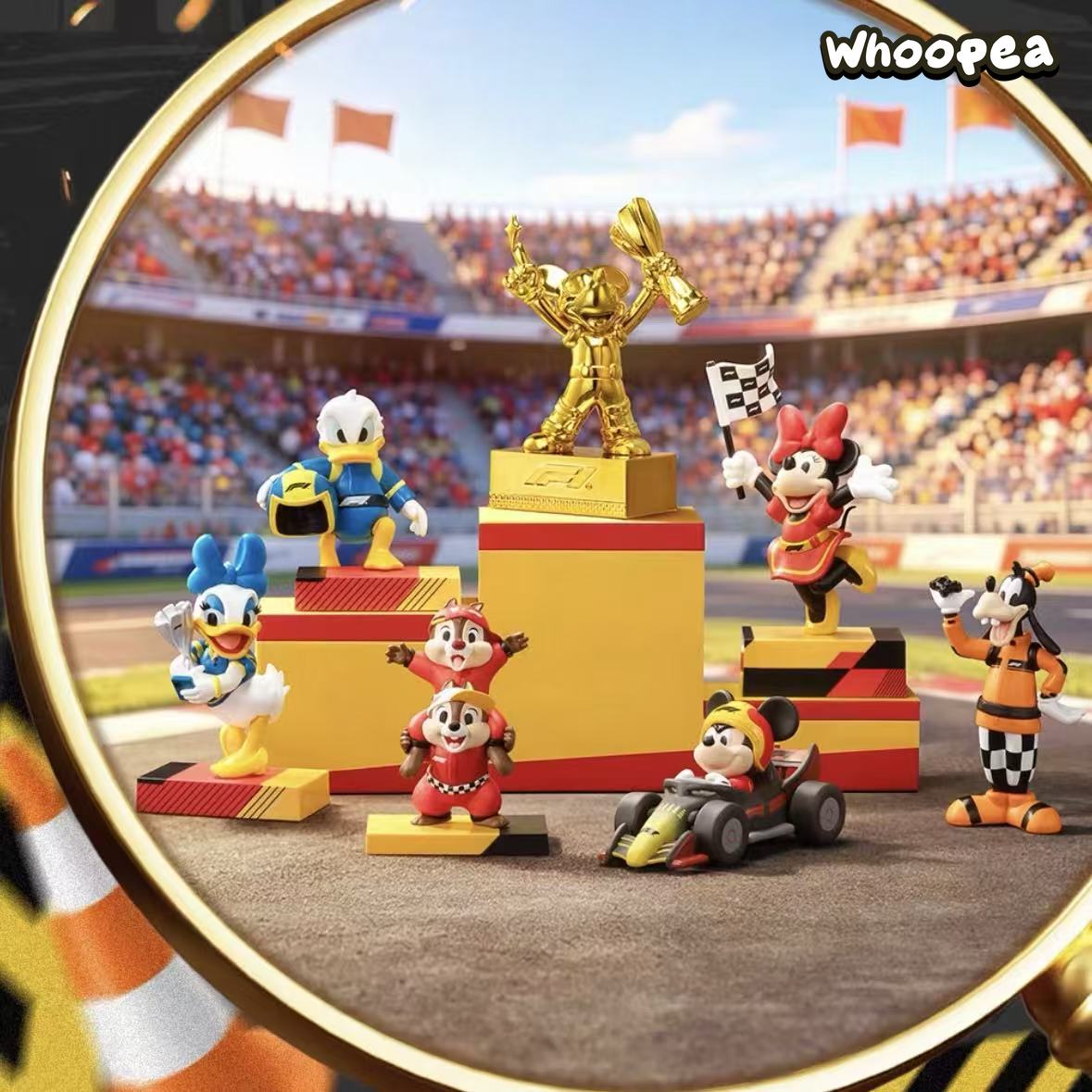 DSN Formula 1 Mickey Friends Race Day Series Figure Blind Box (PRE-ORDER)