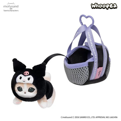 Mofusand x SANRI0 Blanket Cat Plush Pendant (PRE-ORDER)