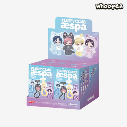 POP MART aespa Fluffy Club Series Phone Lanyard Blind Box
